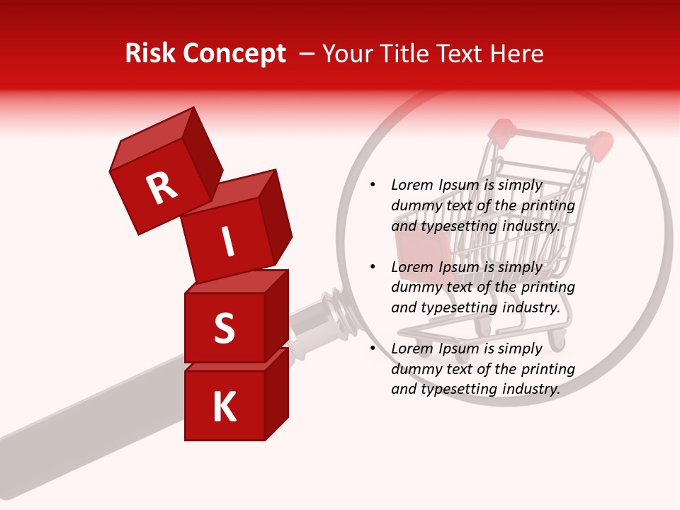 Buyer Interest Magnifier PowerPoint Template