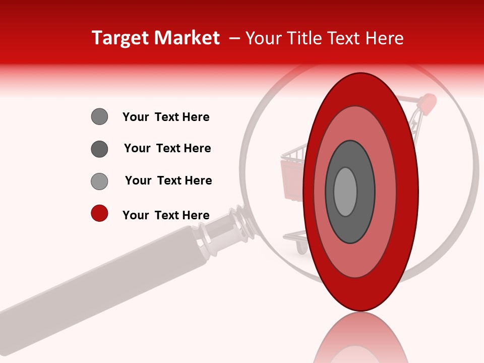 Buyer Interest Magnifier PowerPoint Template