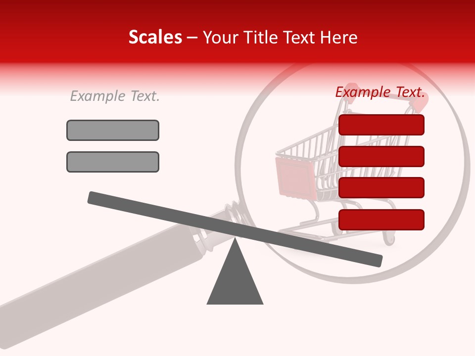 Buyer Interest Magnifier PowerPoint Template