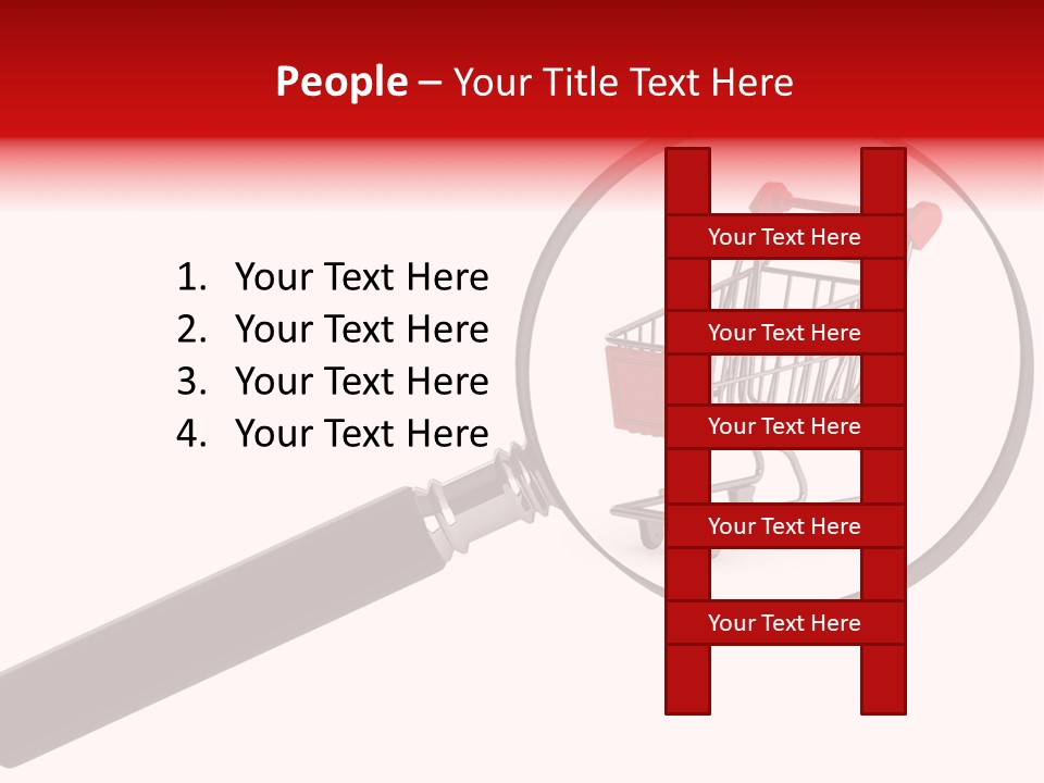Buyer Interest Magnifier PowerPoint Template