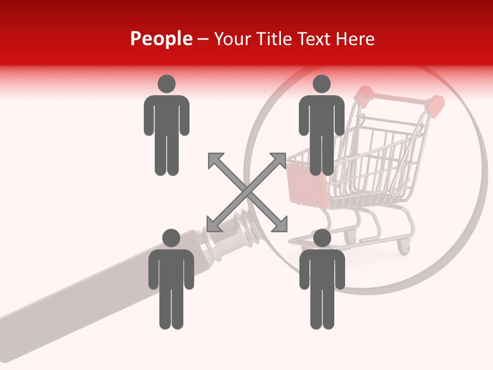 Buyer Interest Magnifier PowerPoint Template