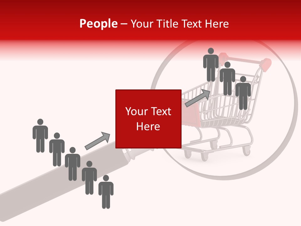 Buyer Interest Magnifier PowerPoint Template