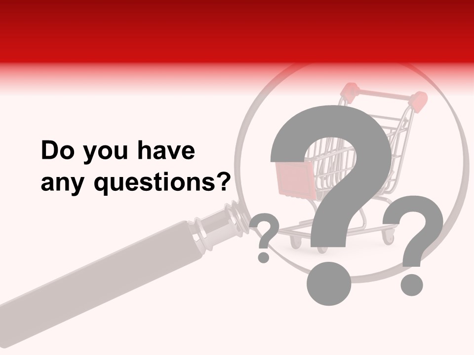 Buyer Interest Magnifier PowerPoint Template