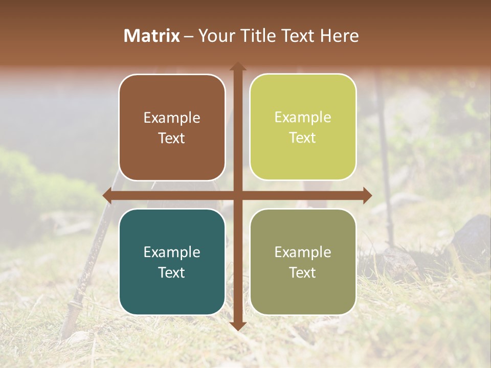 Sole Run Pole PowerPoint Template
