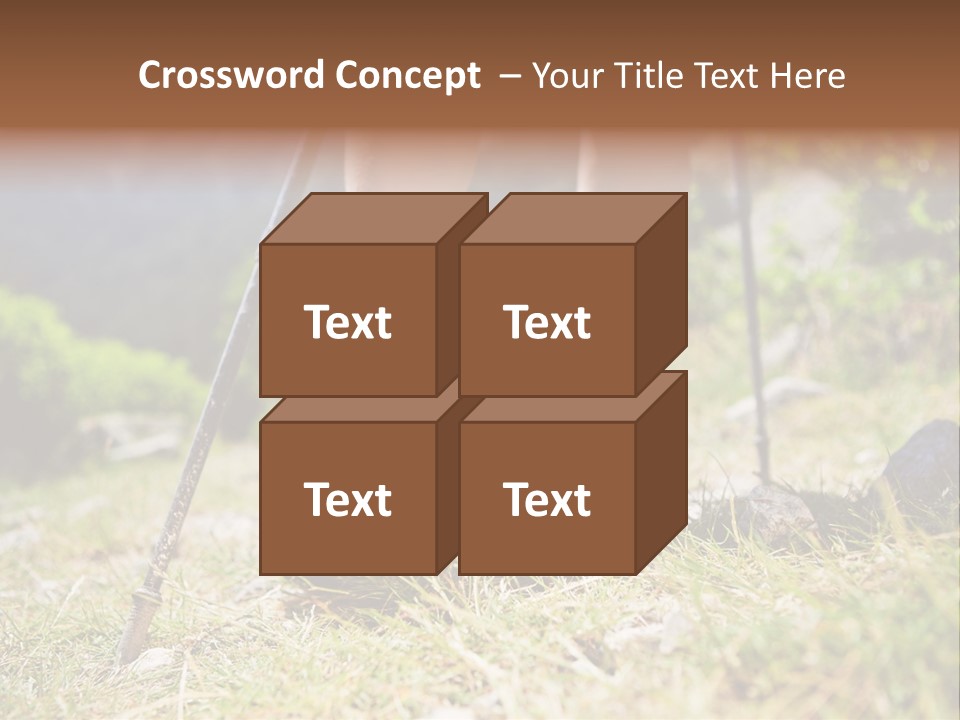 Sole Run Pole PowerPoint Template