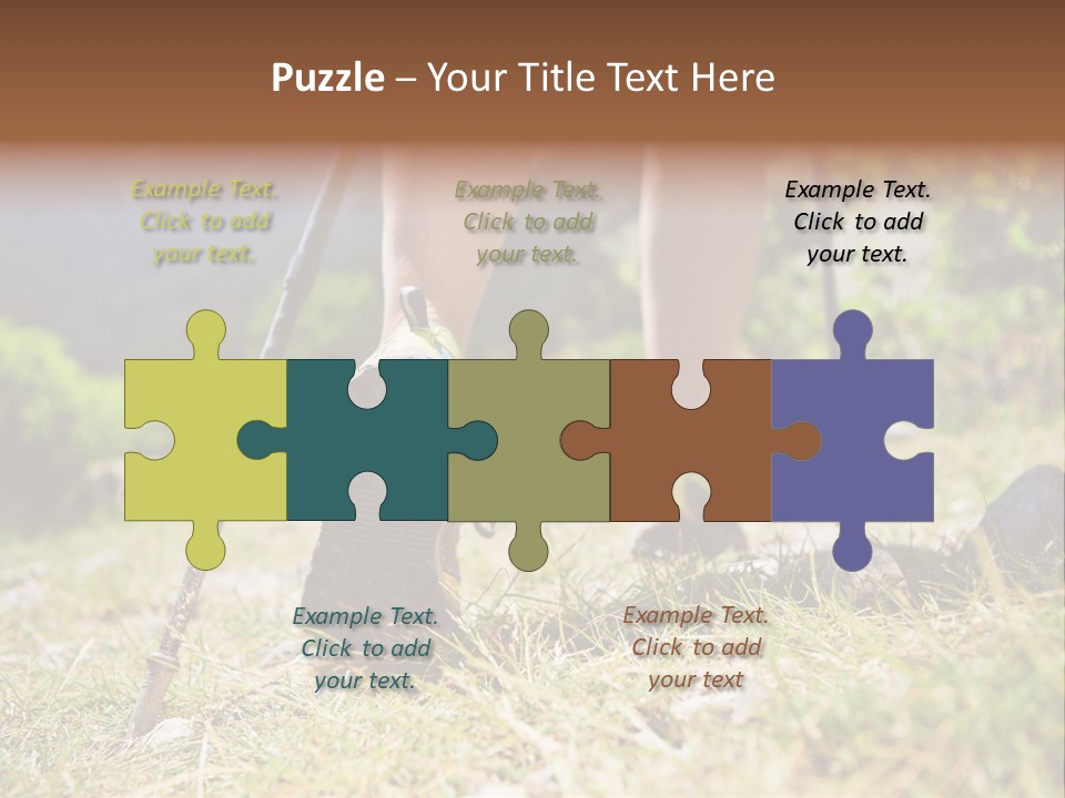 Sole Run Pole PowerPoint Template