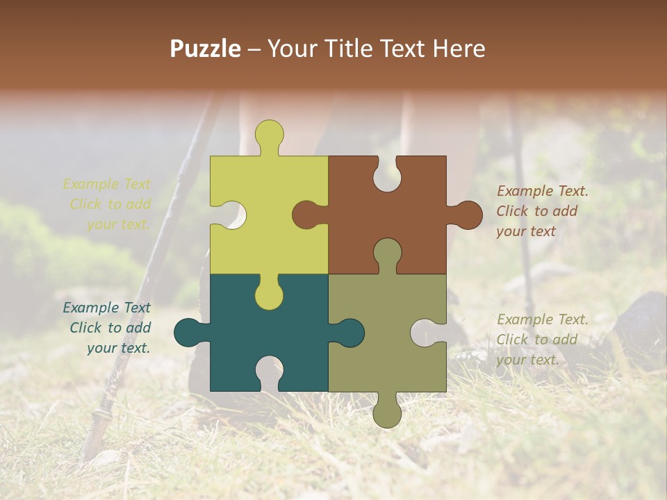 Sole Run Pole PowerPoint Template