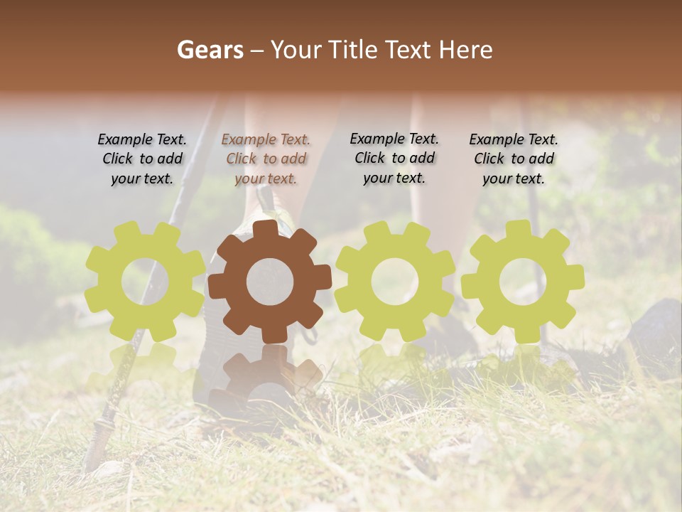 Sole Run Pole PowerPoint Template