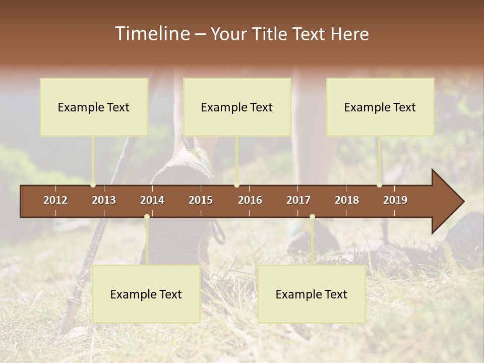 Sole Run Pole PowerPoint Template