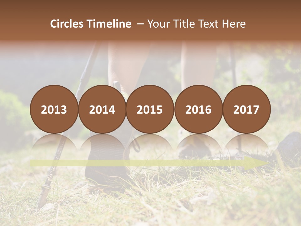 Sole Run Pole PowerPoint Template