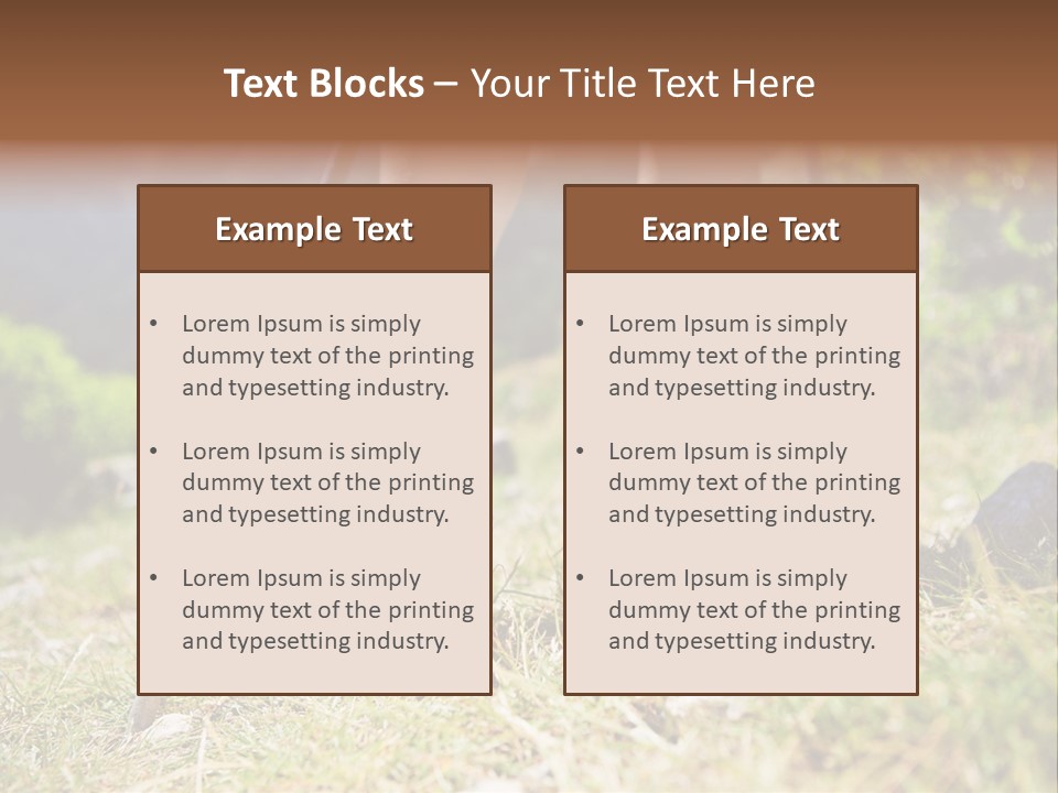 Sole Run Pole PowerPoint Template