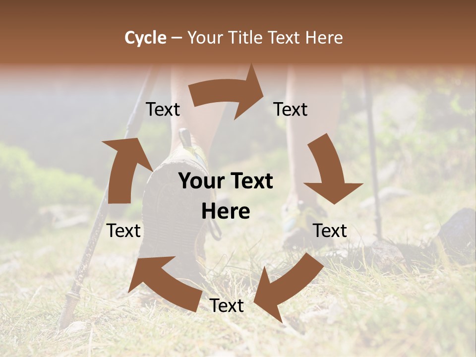 Sole Run Pole PowerPoint Template