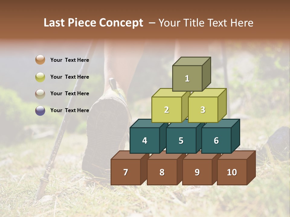 Sole Run Pole PowerPoint Template