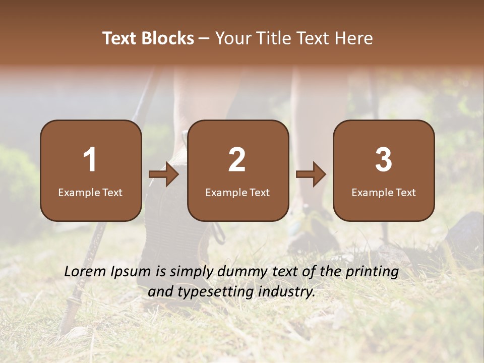 Sole Run Pole PowerPoint Template
