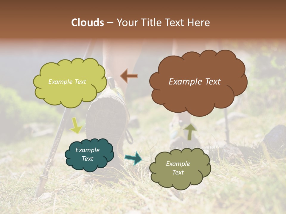 Sole Run Pole PowerPoint Template