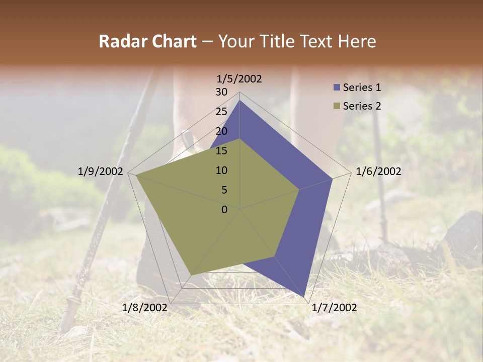 Sole Run Pole PowerPoint Template