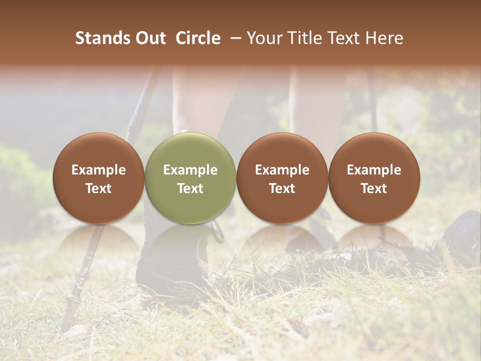 Sole Run Pole PowerPoint Template