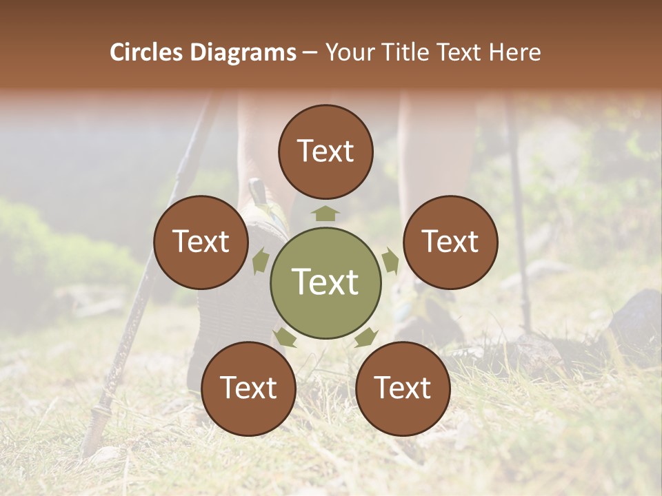 Sole Run Pole PowerPoint Template