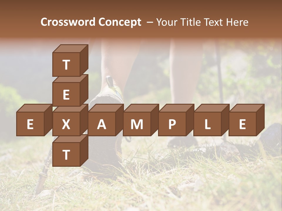 Sole Run Pole PowerPoint Template