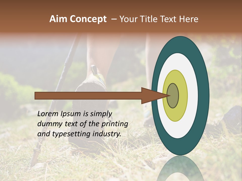 Sole Run Pole PowerPoint Template