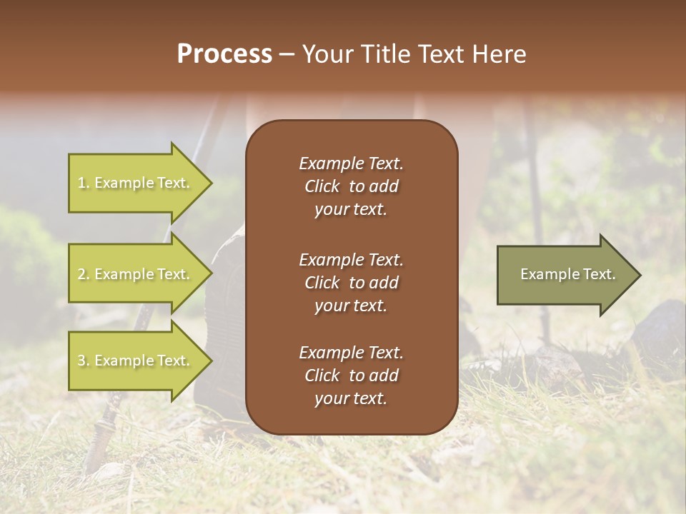 Sole Run Pole PowerPoint Template