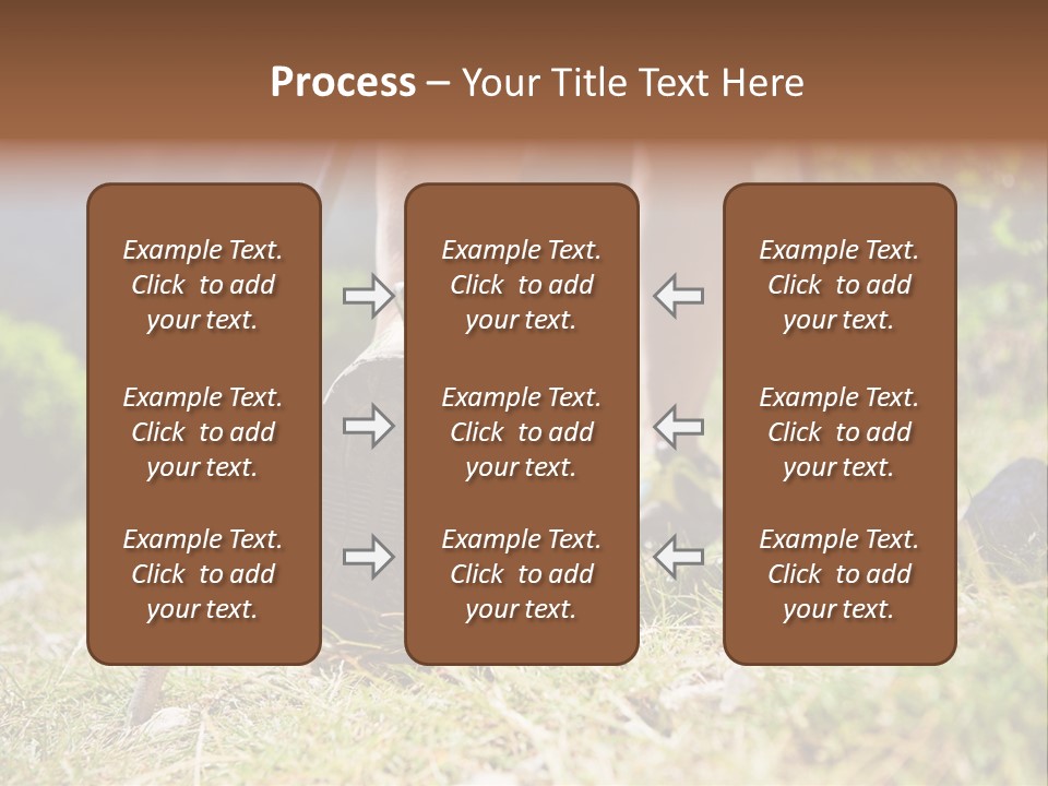 Sole Run Pole PowerPoint Template
