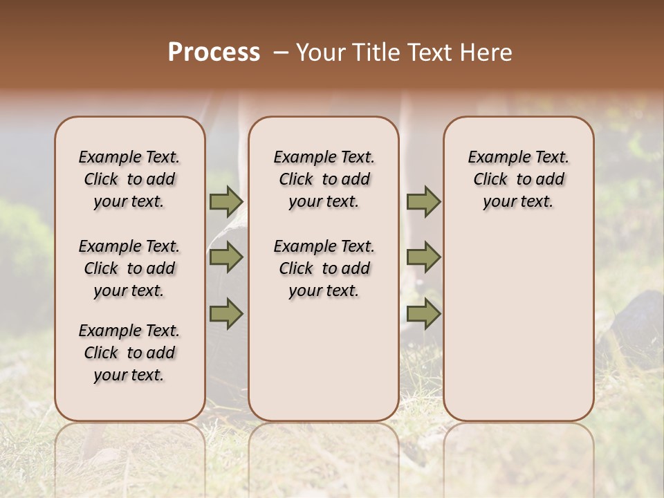 Sole Run Pole PowerPoint Template
