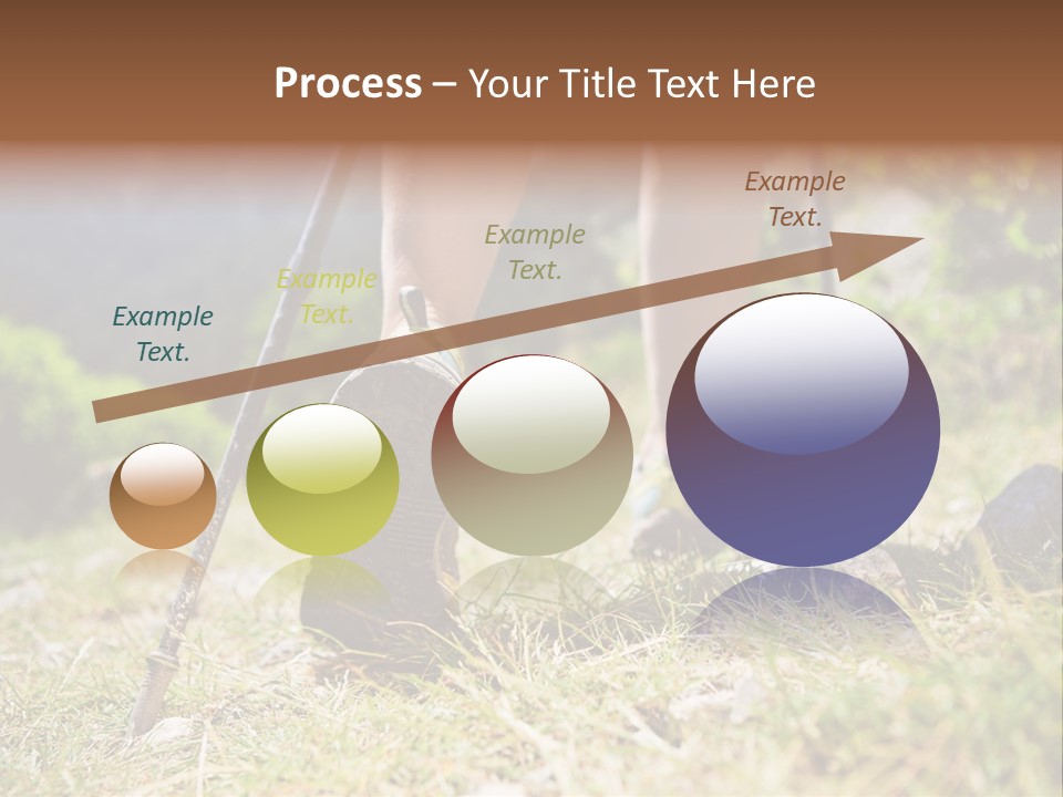 Sole Run Pole PowerPoint Template