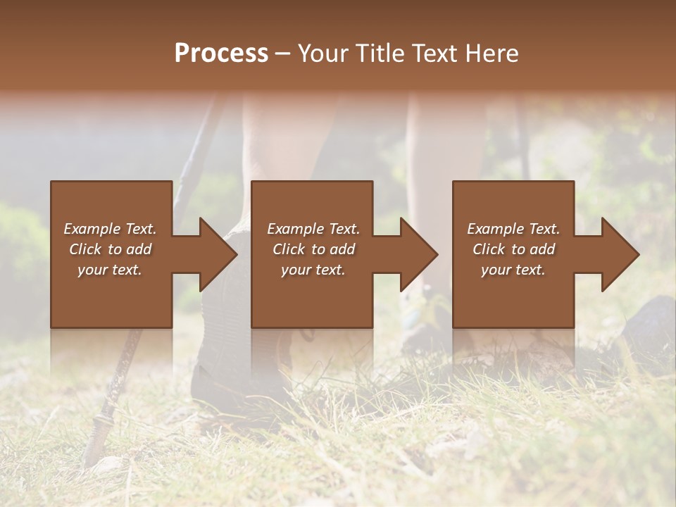 Sole Run Pole PowerPoint Template