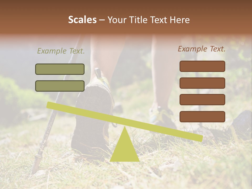 Sole Run Pole PowerPoint Template