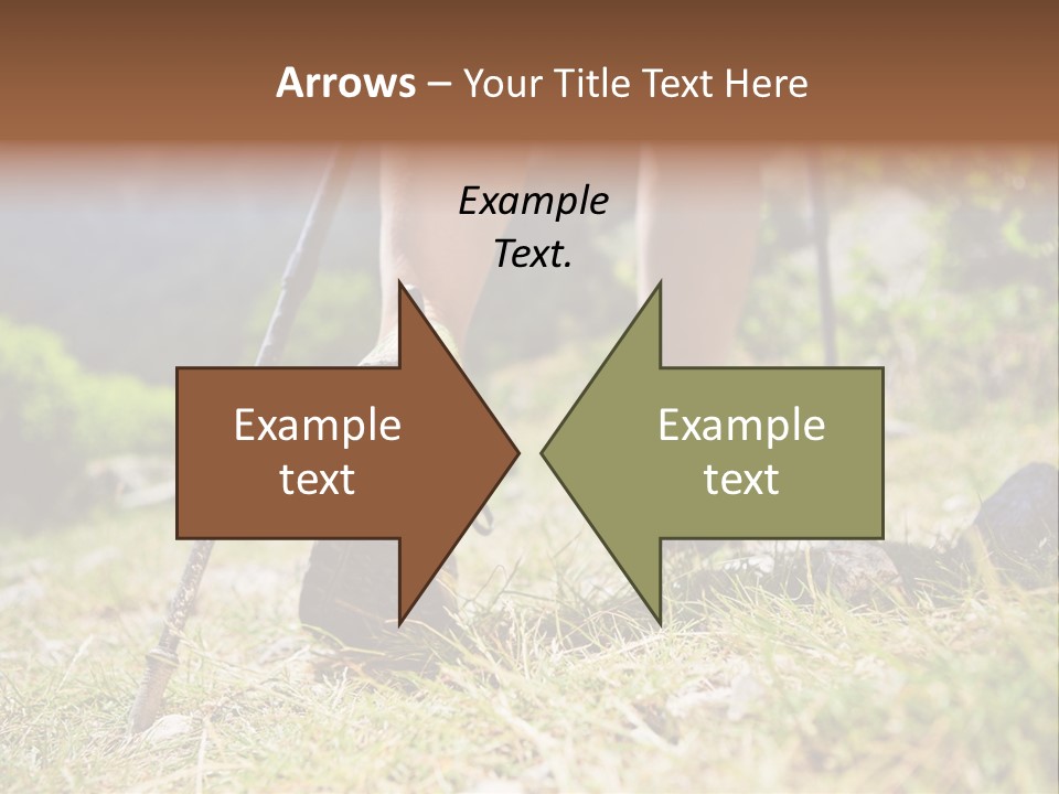 Sole Run Pole PowerPoint Template