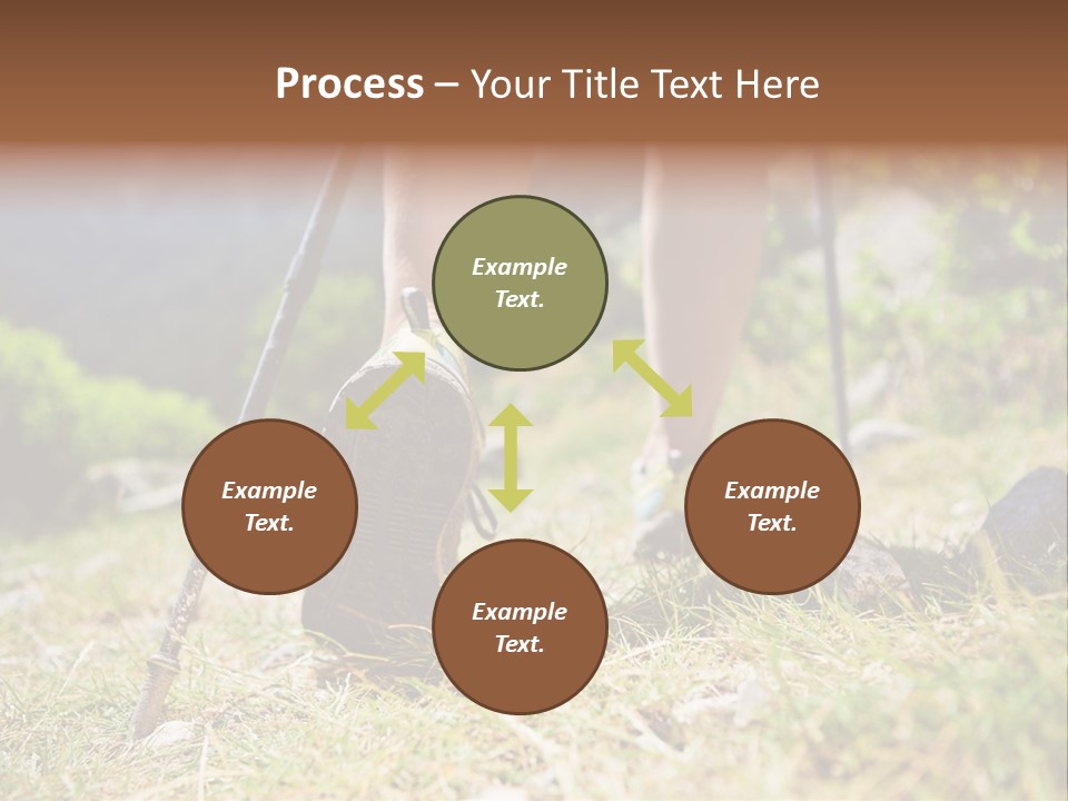 Sole Run Pole PowerPoint Template