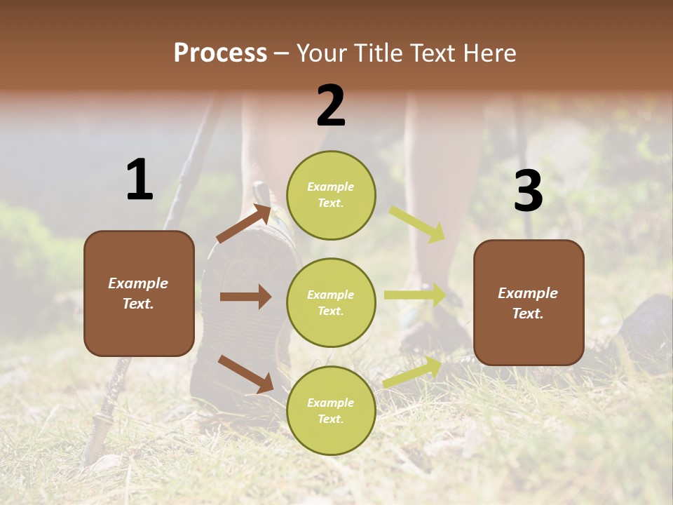 Sole Run Pole PowerPoint Template