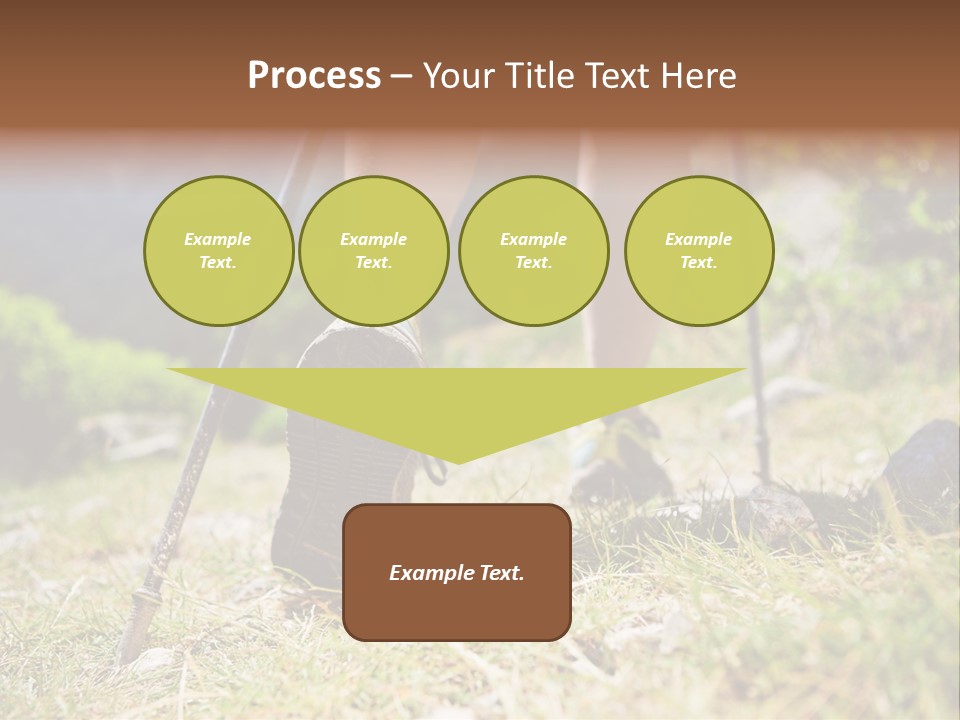 Sole Run Pole PowerPoint Template
