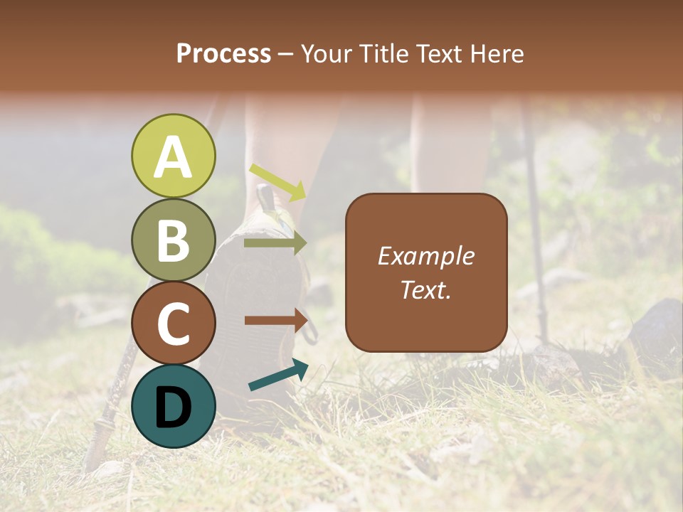 Sole Run Pole PowerPoint Template