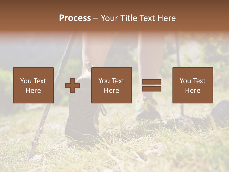 Sole Run Pole PowerPoint Template