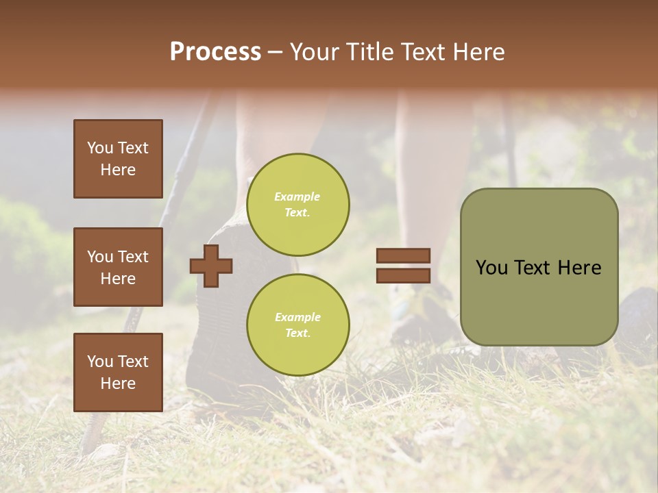 Sole Run Pole PowerPoint Template
