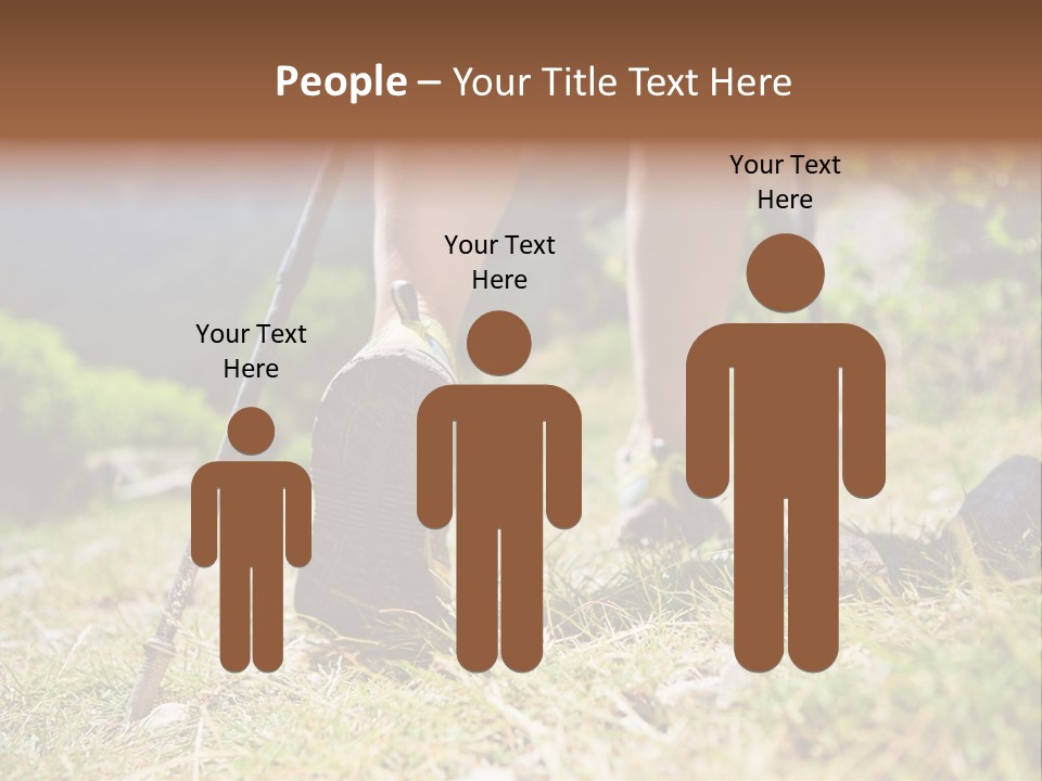 Sole Run Pole PowerPoint Template