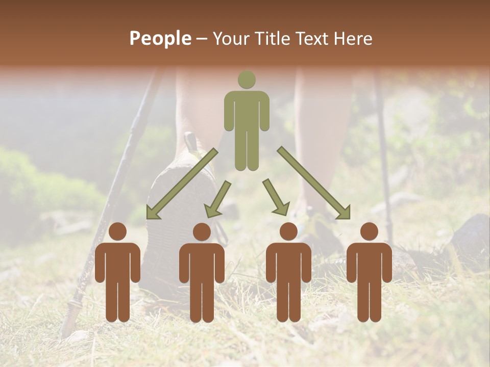 Sole Run Pole PowerPoint Template