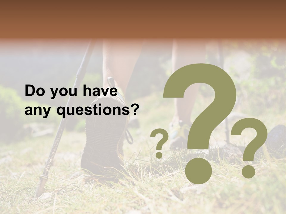 Sole Run Pole PowerPoint Template