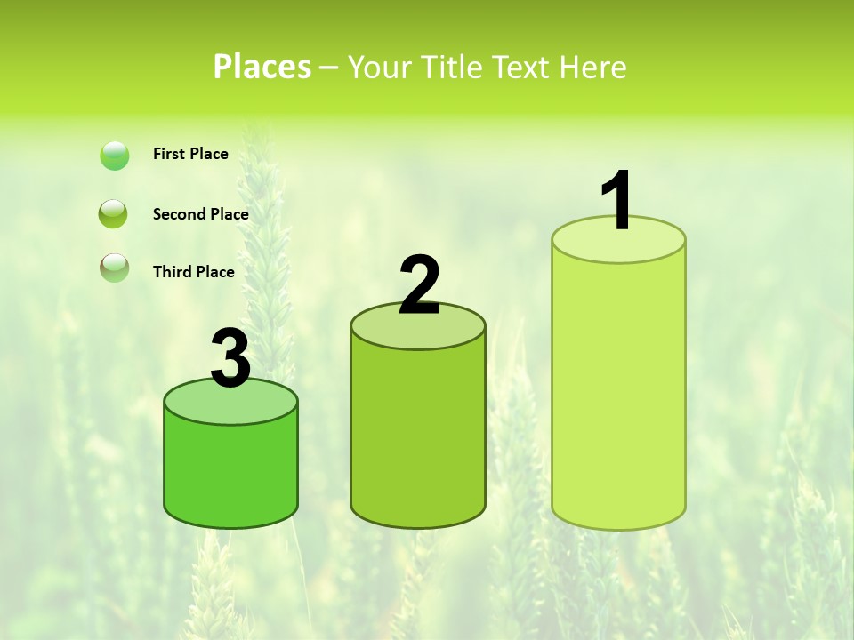 Seed Reaping Wheat PowerPoint Template