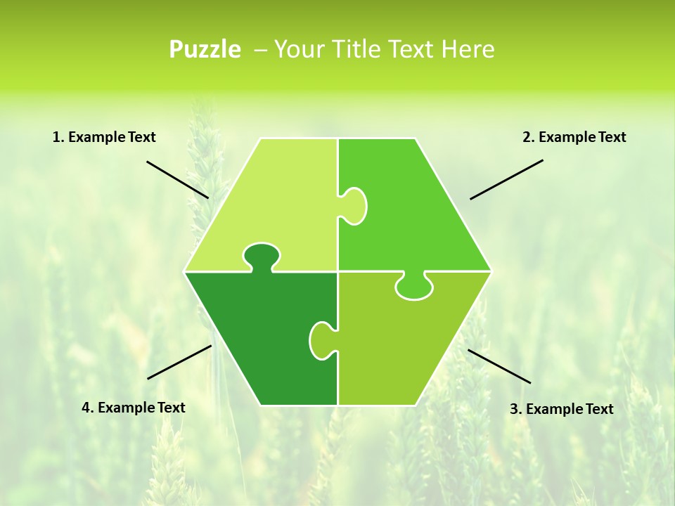 Seed Reaping Wheat PowerPoint Template