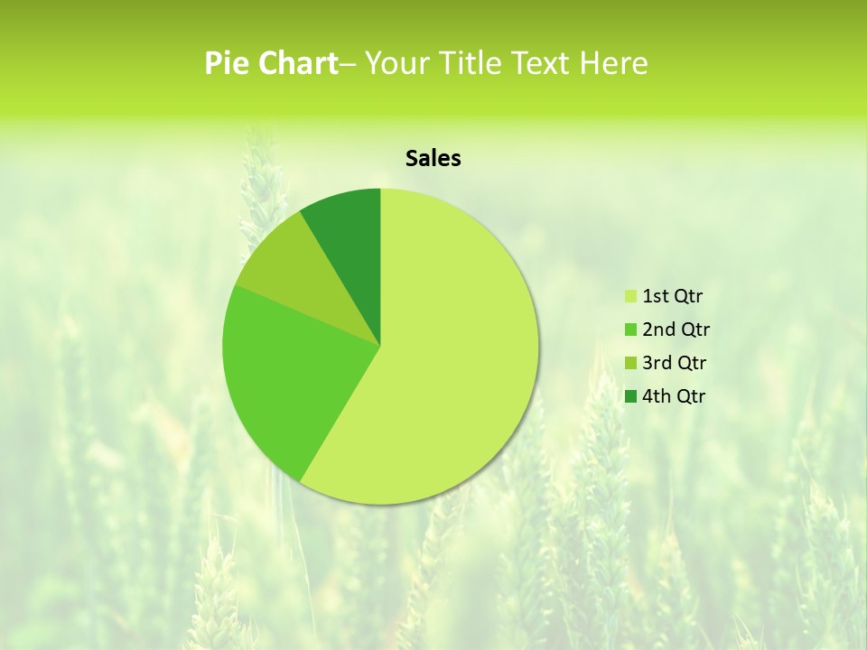 Seed Reaping Wheat PowerPoint Template