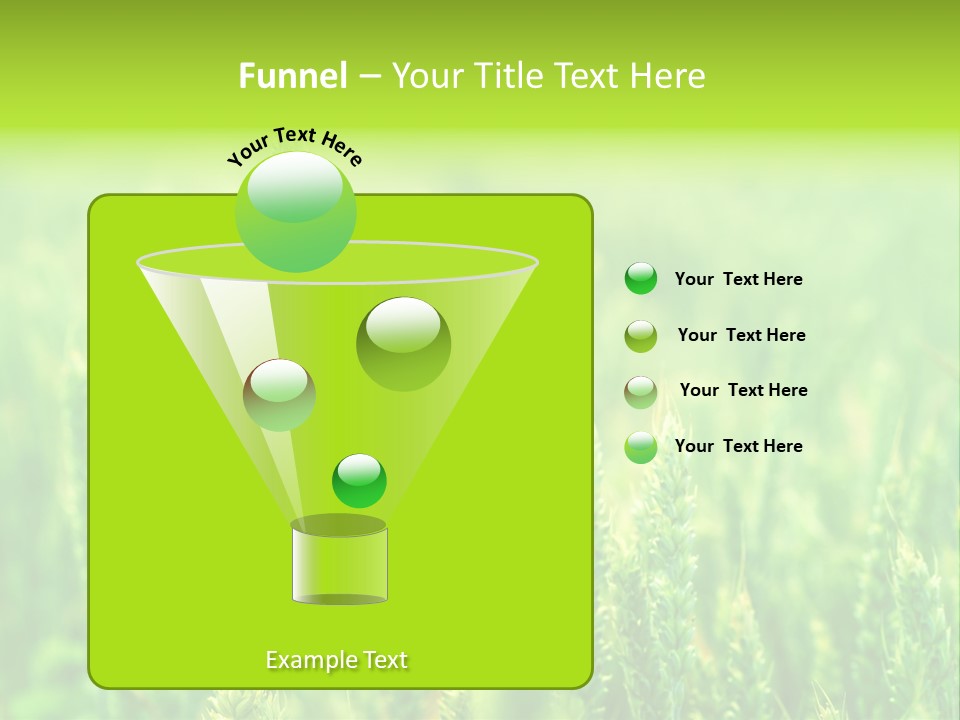 Seed Reaping Wheat PowerPoint Template
