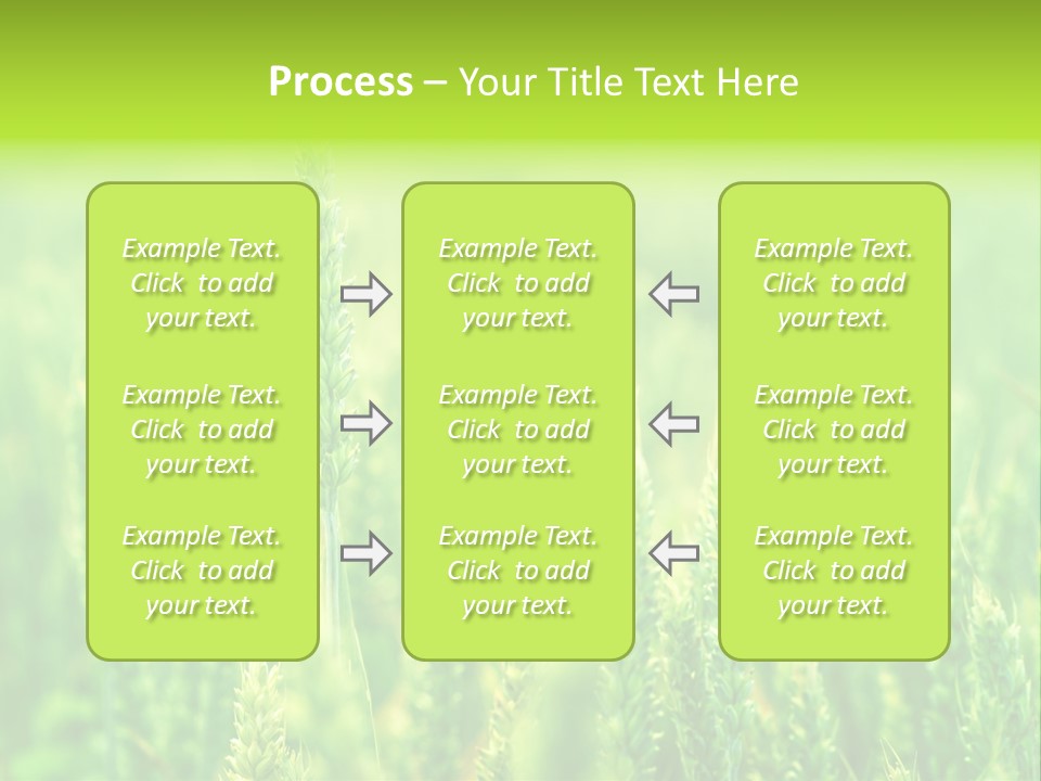 Seed Reaping Wheat PowerPoint Template
