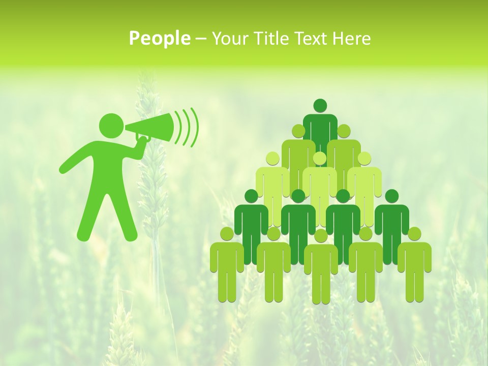 Seed Reaping Wheat PowerPoint Template