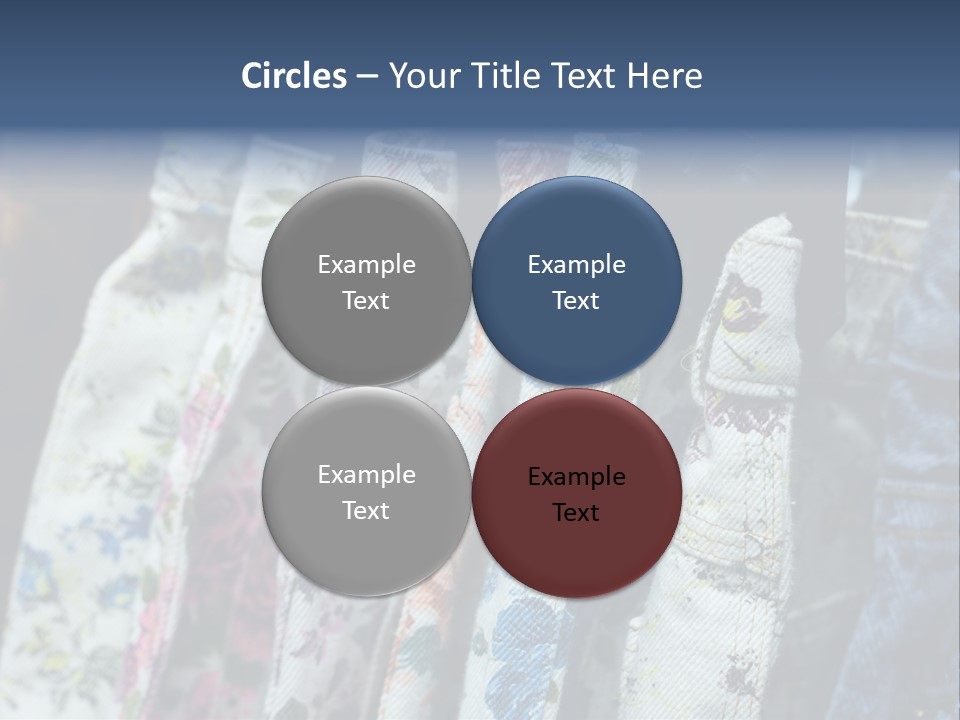 Stylish Clothes Casual PowerPoint Template