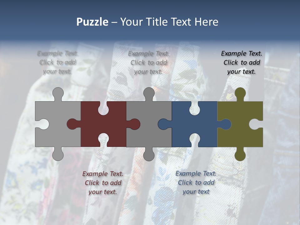 Stylish Clothes Casual PowerPoint Template