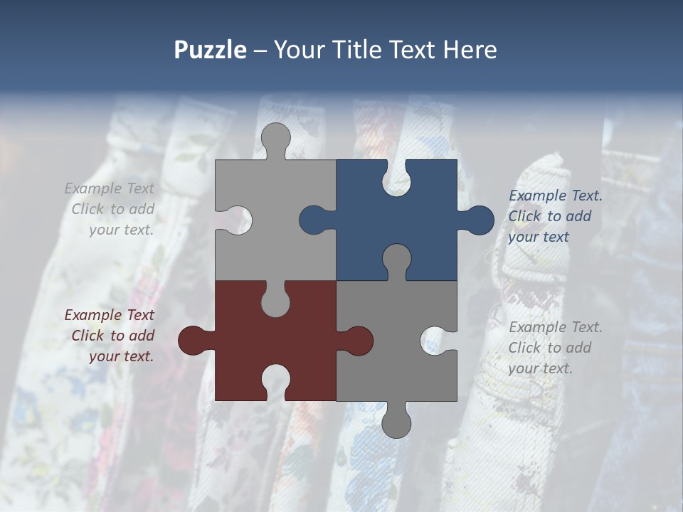 Stylish Clothes Casual PowerPoint Template