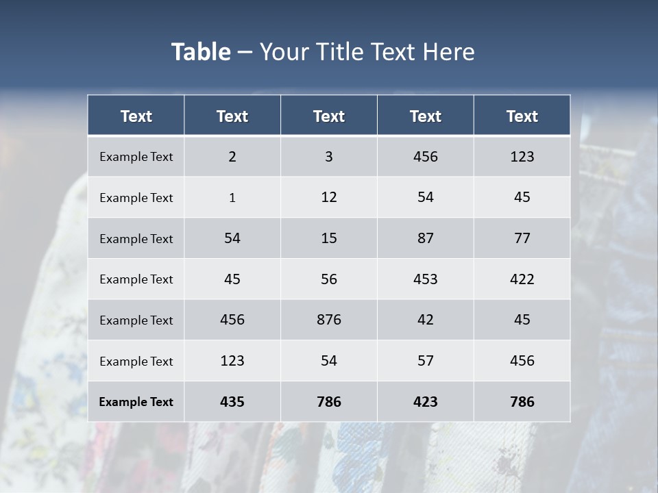 Stylish Clothes Casual PowerPoint Template